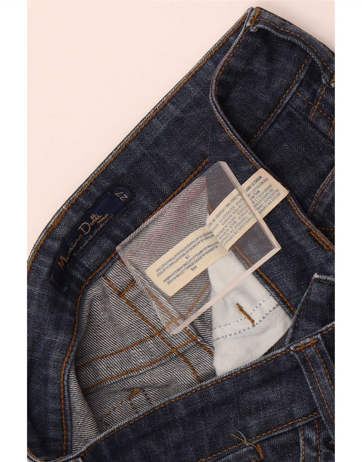 Damskie proste dżinsy Massimo Dutti W27 L29 Granatowe, bawełniane