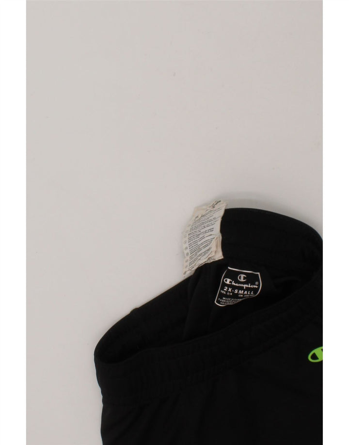 CHAMPION Boys Sport Shorts 3-4 Years 2XS  Black Polyester Vintage Champion and Second-Hand Champion from Messina Hembry 