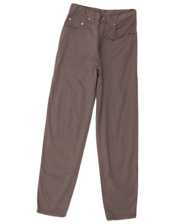 Rifle Mens Tapered Casual Trousers W30 L30 Grey Cotton