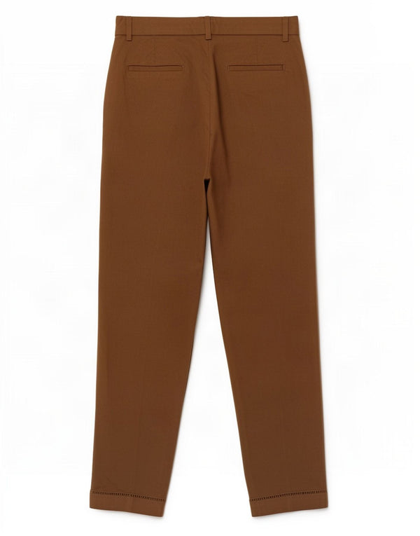 Spodnie Chino Massimo Dutti Damskie Zwężane EU 36 XS W26 L26 Brązowe Wiskoza
