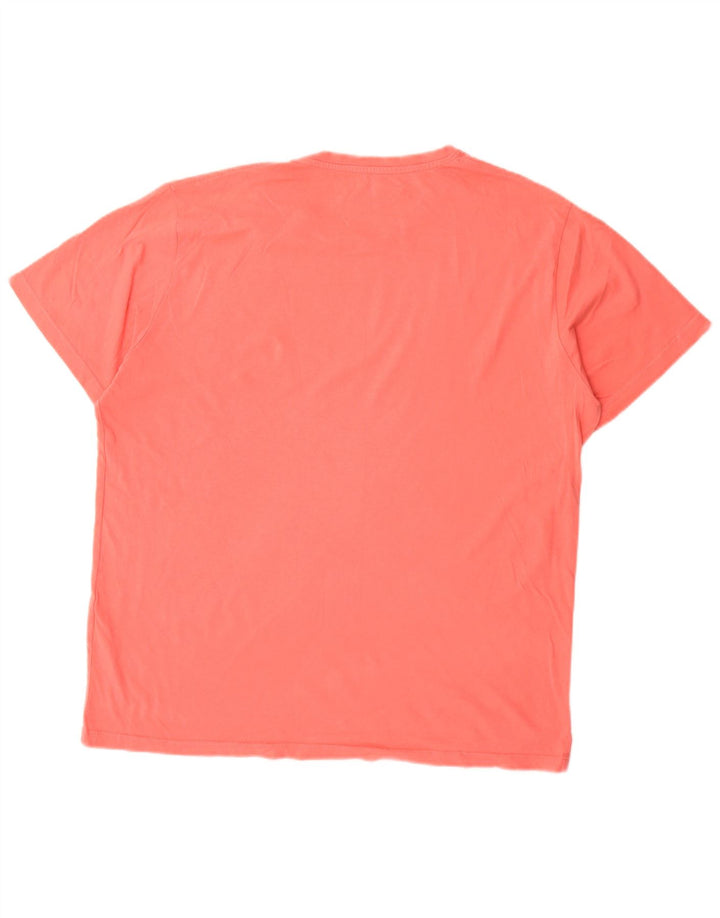 T-shirt męski Massimo Dutti Top XL, różowy, bawełniany