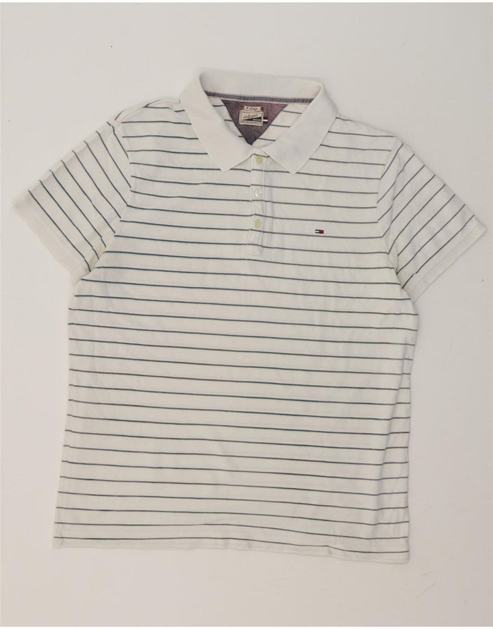 Męska koszulka polo Tommy Hilfiger XL w białe paski