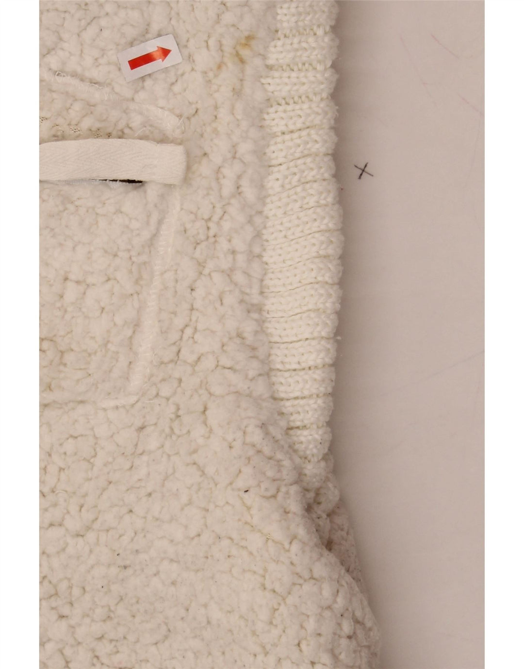 ORVIS Womens Fleece Gilet UK 16 Large Off White Polyester Vintage Orvis and Second-Hand Orvis from Messina Hembry 