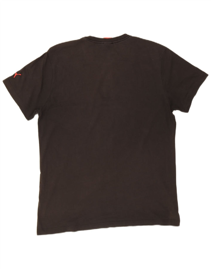 Męski T-shirt z grafiką Puma, duży, czarny