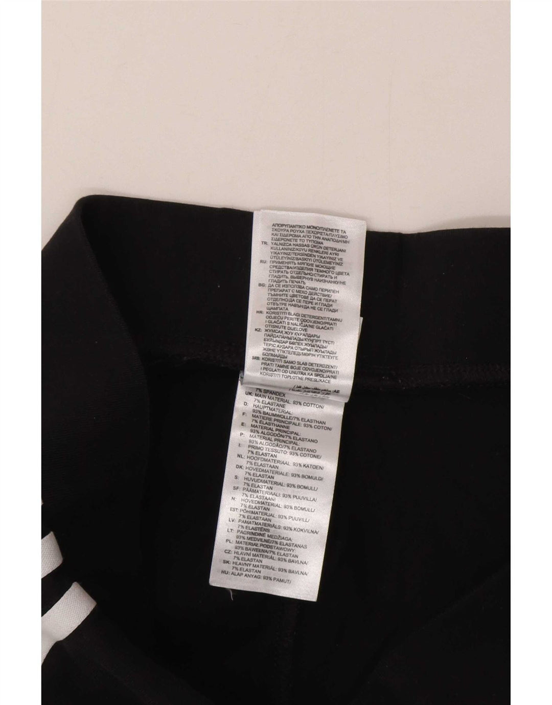 Legginsy damskie Adidas UK 14, średnie, czarne, bawełniane