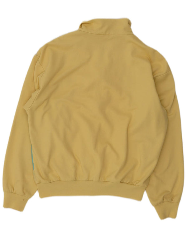 Kurtka męska dresowa w stylu vintage, rozmiar 54 XL, żółty kolor, retro