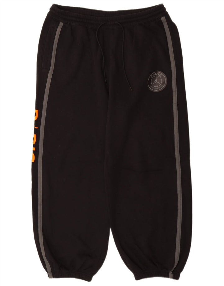 Męskie spodnie dresowe JORDAN Paris Graphic, duże, czarne, bawełniane