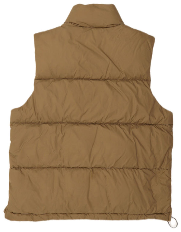 Marc O'Polo Mens Padded Gilet UK 40 Large Brown Polyamide