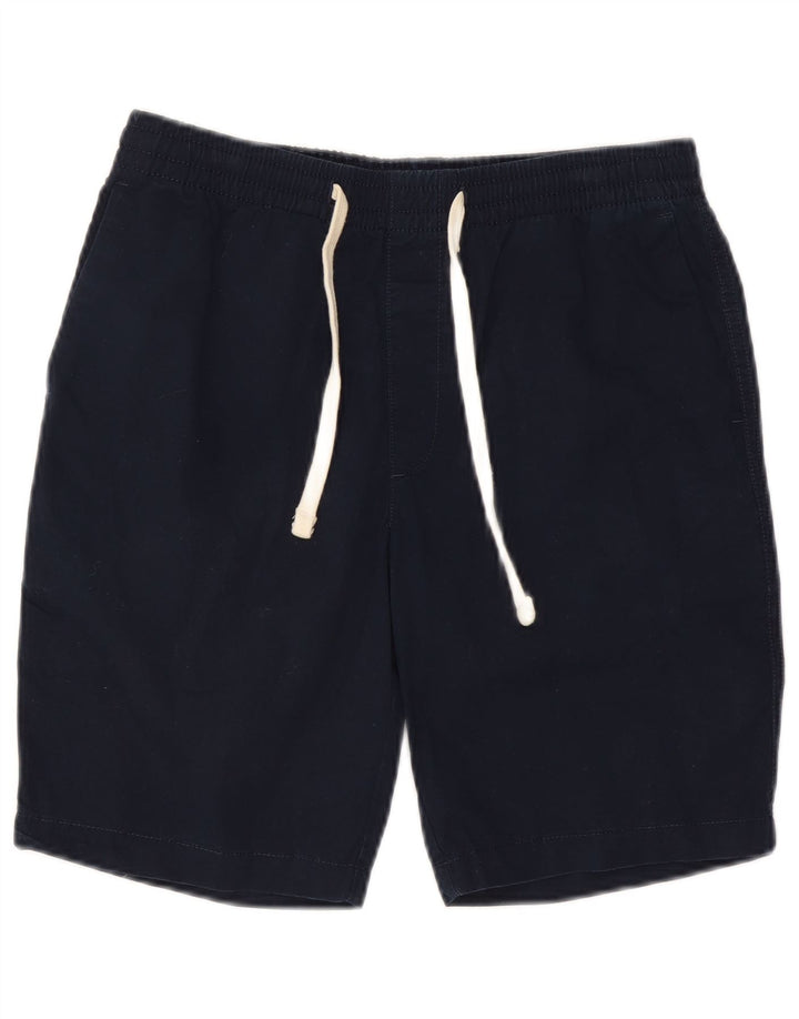Marks & Spencer Męskie spodenki chino małe W29 granatowe, bawełniane