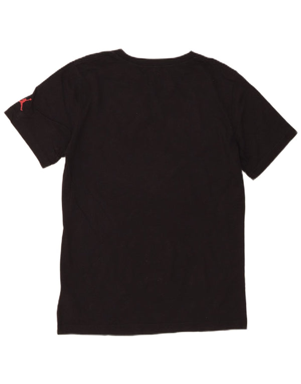 Chłopięcy T-shirt z grafiką Jordan 13-14 lat XL, czarny, bawełniany