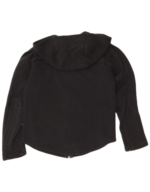 Damski sweter Puma z kapturem i zamkiem UK 4 XS, czarny, bawełniany, sportowy
