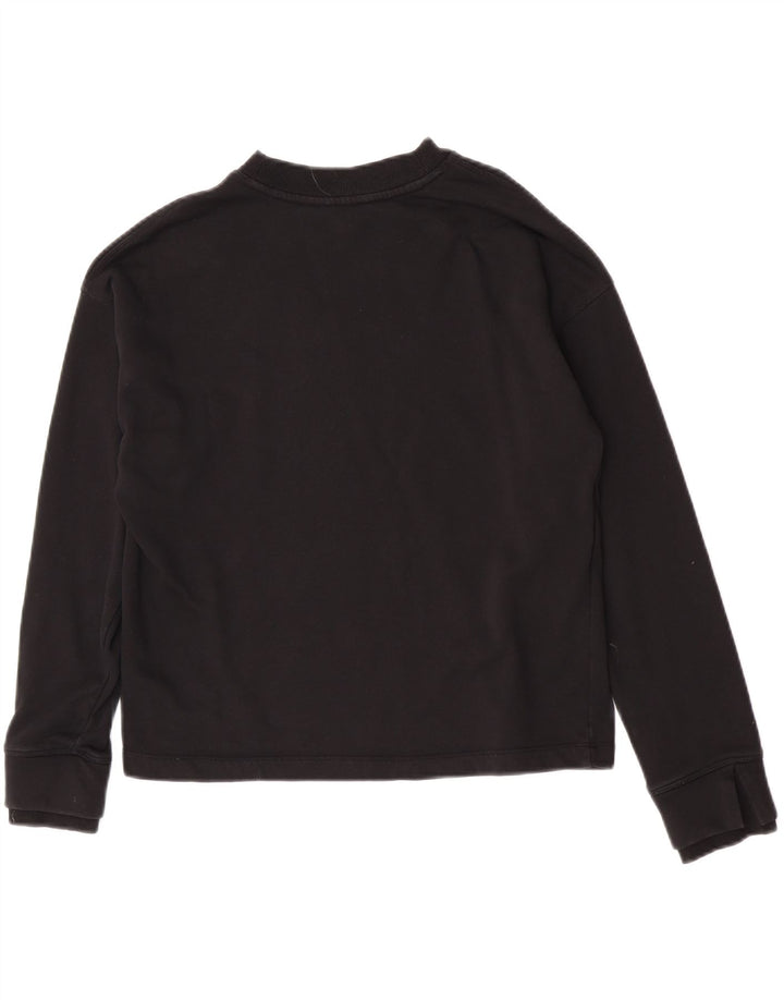Damska bluza oversize Dkny z grafiką UK 10, mała, czarna bawełna