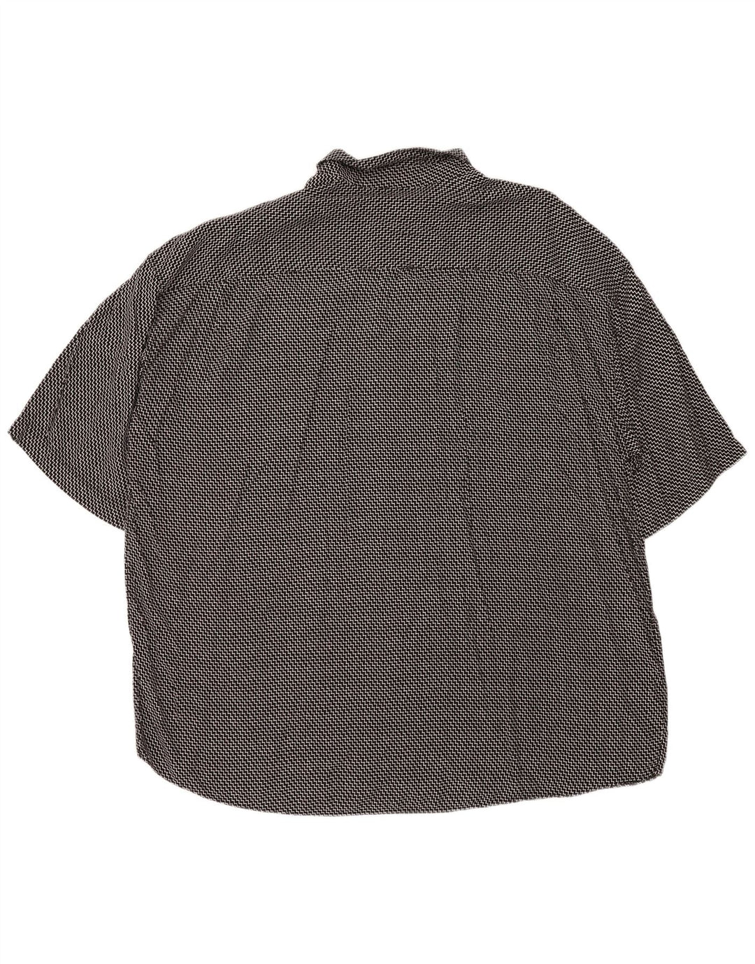 Koszula męska z krótkim rękawem MAXFORT 5XL w kolorze czarnym Chevron