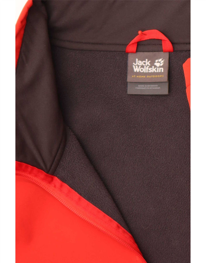 Kurtka męska dresowa Jack Wolfskin UK 50 3XL czerwona, poliester
