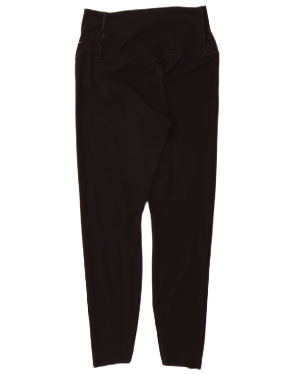 Damskie legginsy Nike Dri Fit UK 12, średni czarny nylon