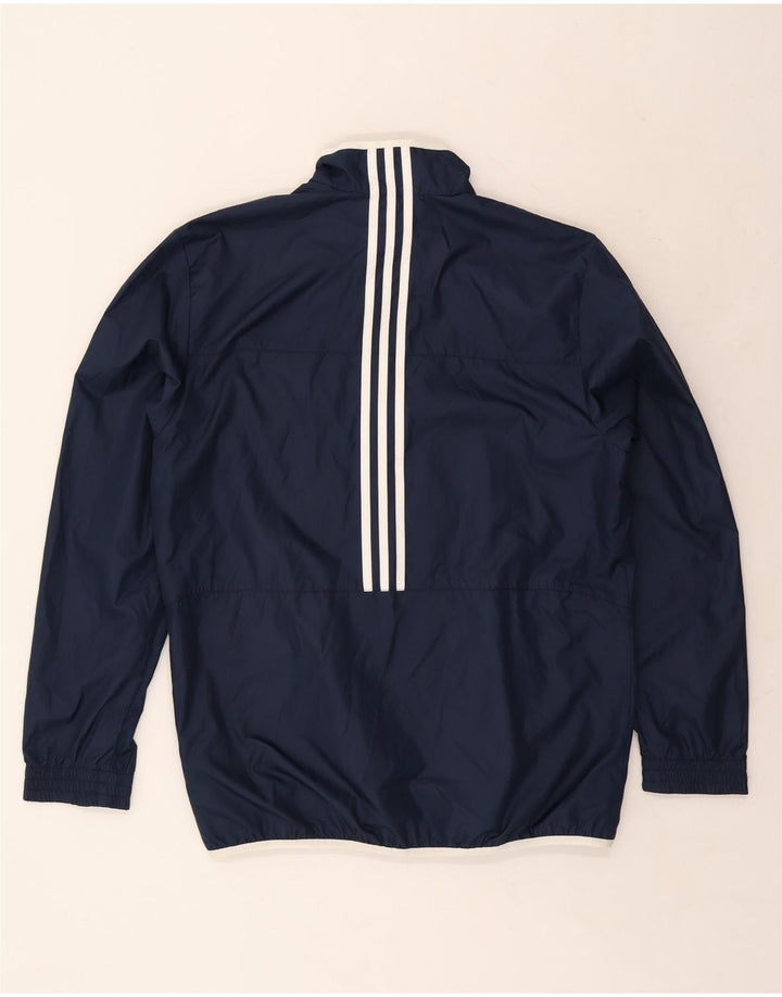 Męska kurtka przeciwdeszczowa ADIDAS UK 40/42 Średni granatowy poliester
