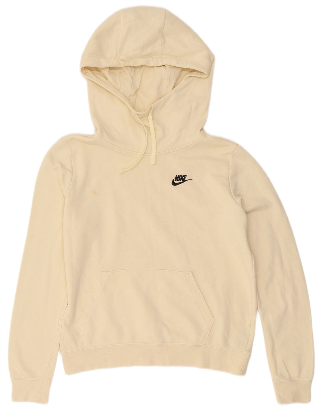 Męski sweter z kapturem Nike, mały, beżowy, bawełniany