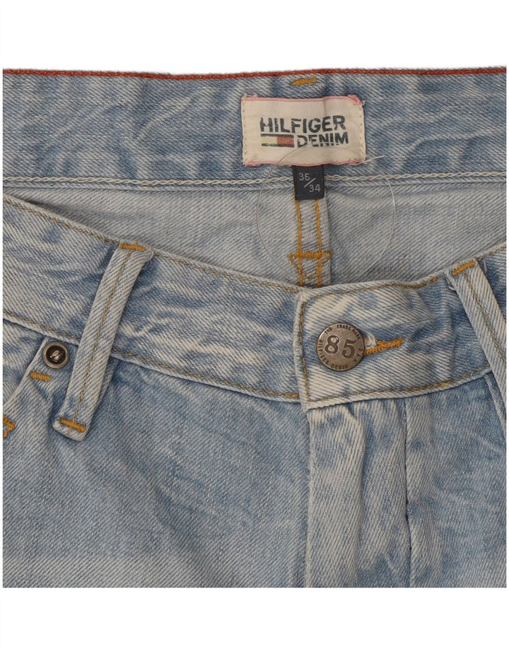 Męskie spodenki jeansowe Tommy Hilfiger W36, duże, niebieskie
