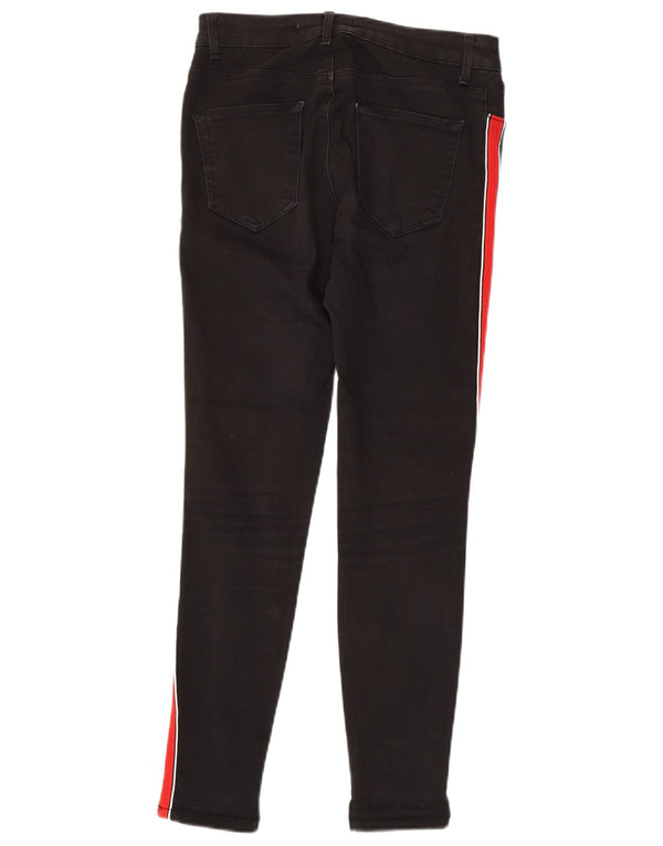 Damskie jeansy skinny Zara EU 38 Small W28 L28 Czarny blok kolorów