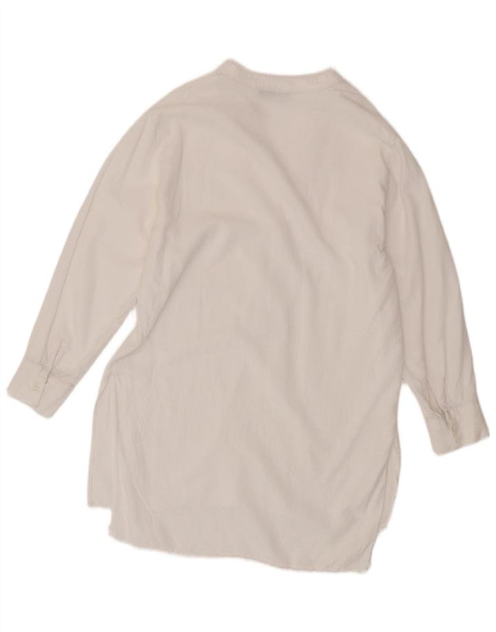 Damska sukienka oversize z długim rękawem Zara UK 10 Small White