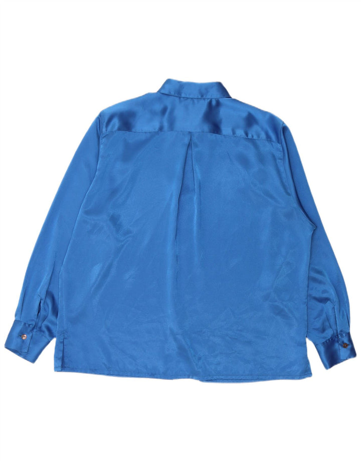 Damska bluzka koszulowa oversize Renato Balestra IT 50 XL Niebieski poliester