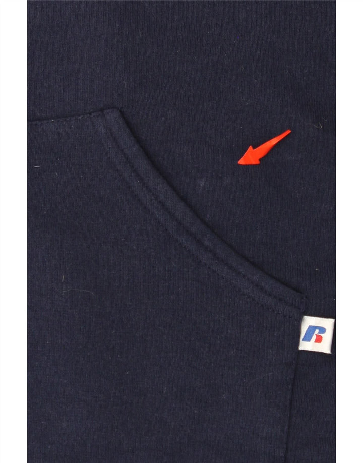 Sweter damski RUSSELL ATHLETIC Dri-Power z zamkiem błyskawicznym, UK 18 XL, granatowy