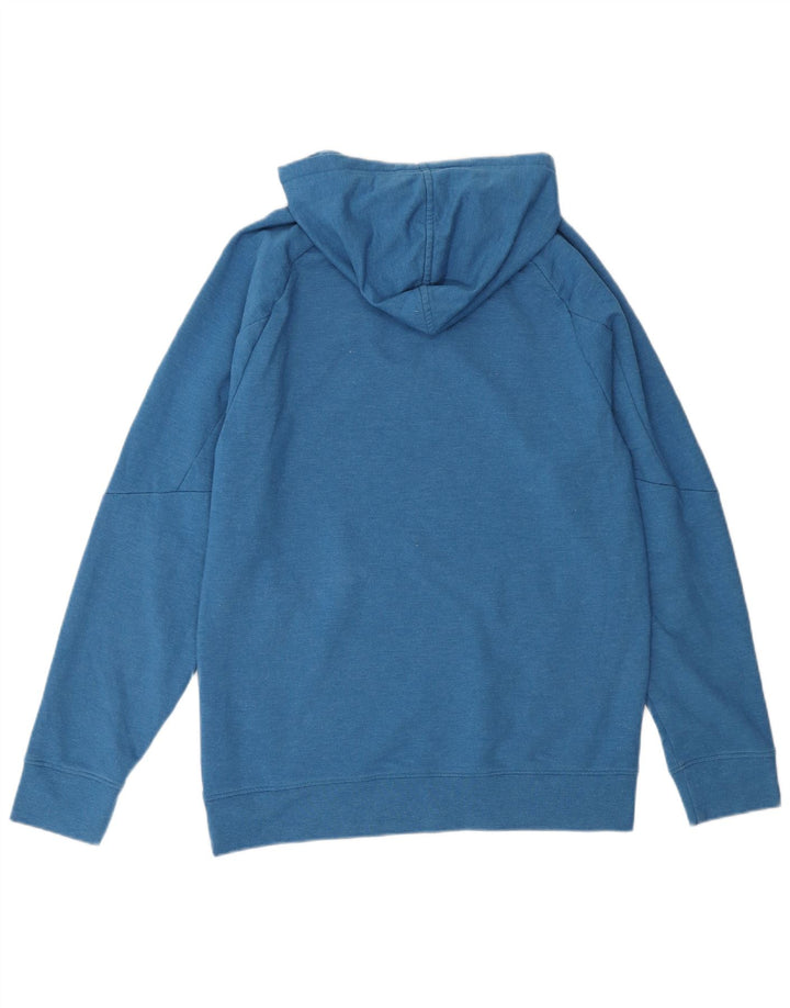 Męski sweter z kapturem RUSSELL ATHLETIC Dri-Power, mały, niebieski, poliestrowy