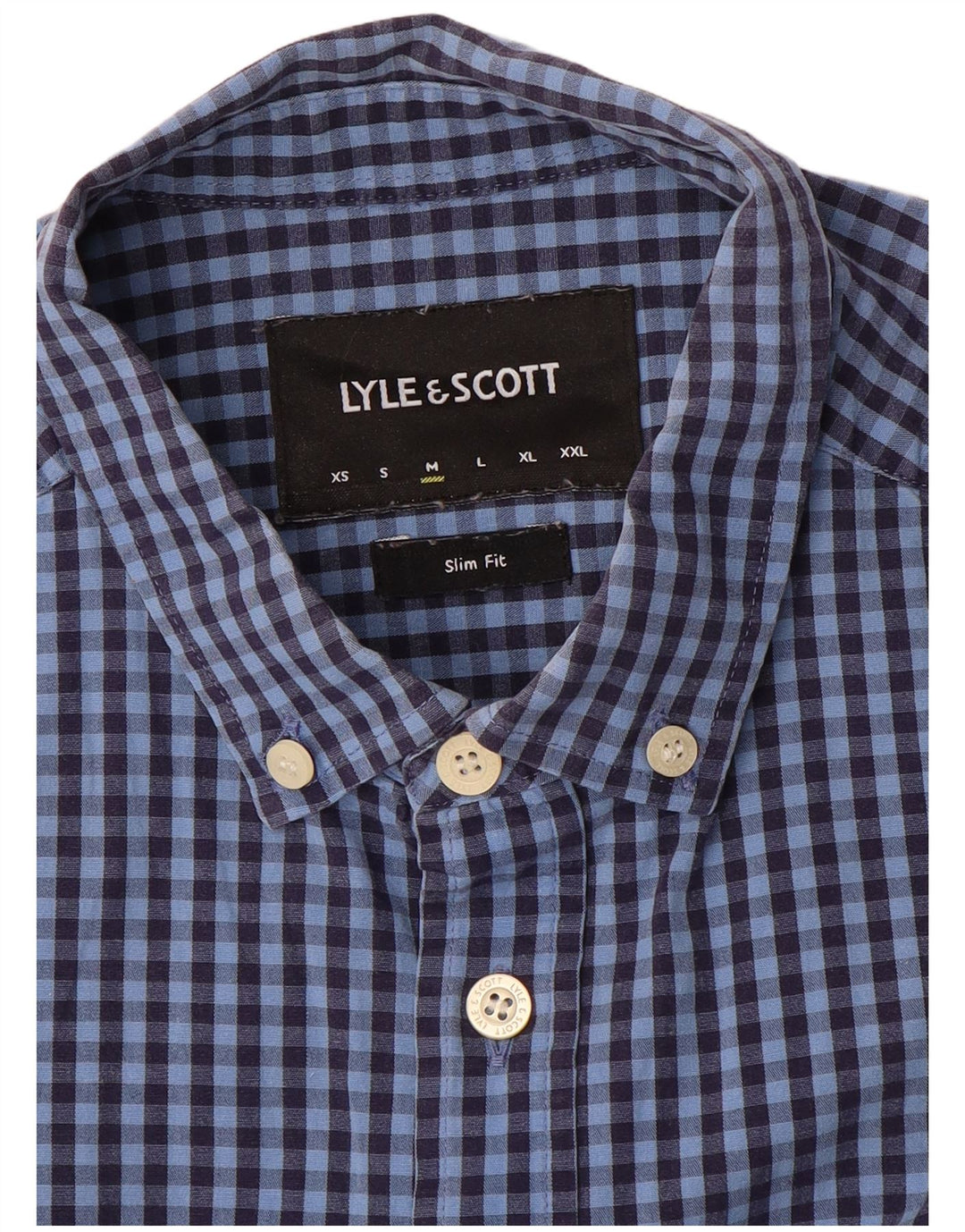 Koszula męska Lyle & Scott o dopasowanym kroju, średnia niebieska kratka