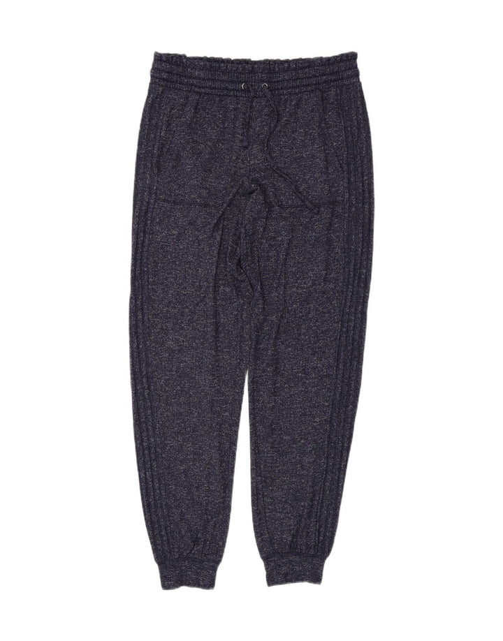 MARKS & SPENCER Womens Tracksuit Trousers Joggers UK 12 Medium Navy Blue Vintage Marks & Spencer and Second-Hand Marks & Spencer from Messina Hembry 