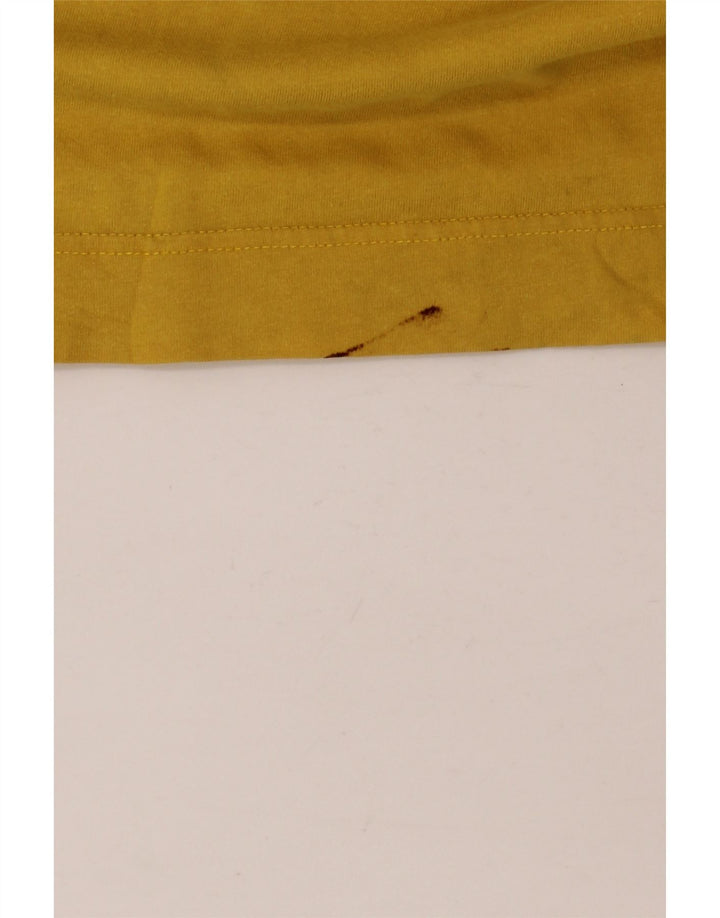 Męska koszulka z grafiką Puma Top 2XL Żółta bawełna