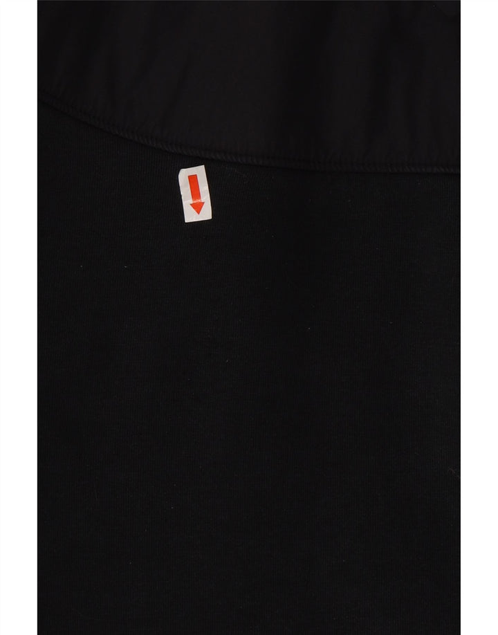 Męski sweter z kapturem i zamkiem NIKE, średniej wielkości, czarny, bawełniany