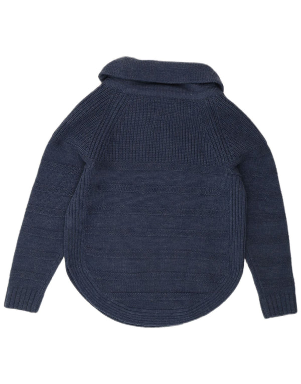 Damski sweter oversize Mantaray z golfem UK 10, mały granatowy