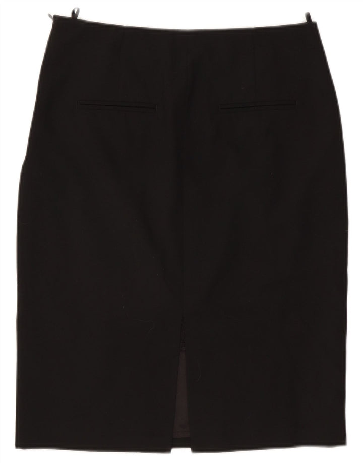 Damska spódnica ołówkowa Benetton UK 10 Small W27 Czarny poliester