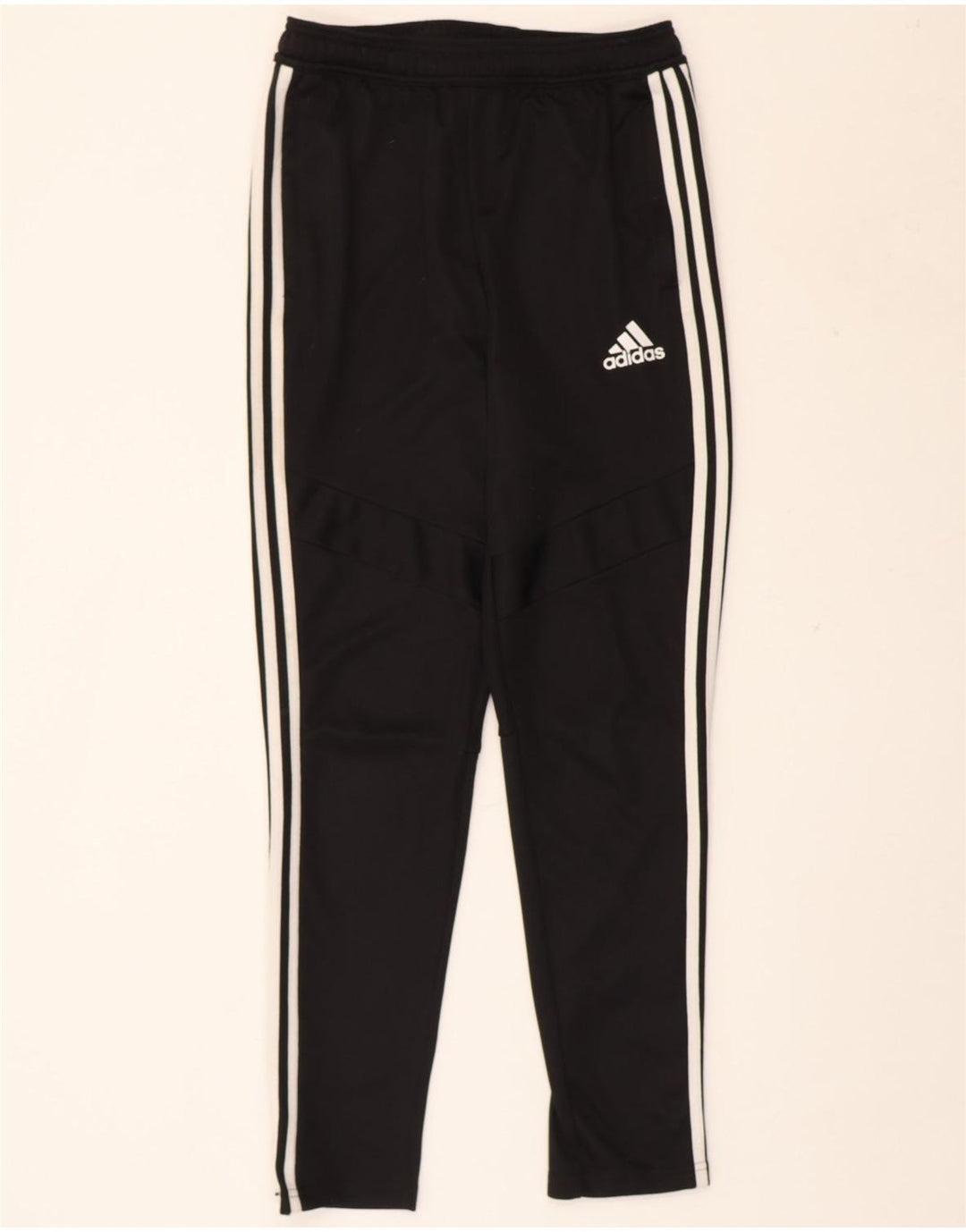 ADIDAS Boys Climacool Tracksuit Trousers 13-14 Years Black Polyester Vintage Adidas and Second-Hand Adidas from Messina Hembry 