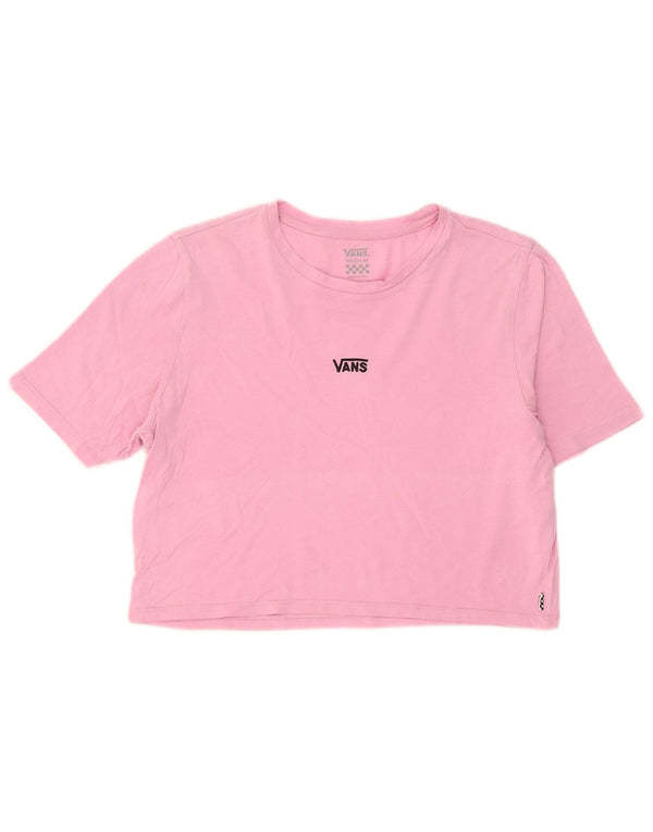 Damska koszulka Vans Crop Top UK 14, średni róż