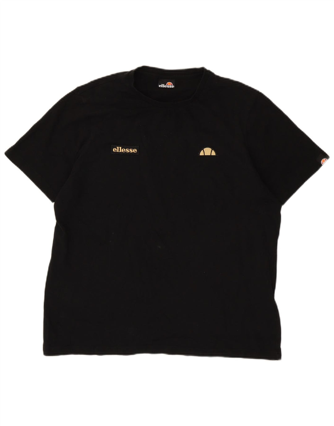 T-shirt męski Ellesse, duży, czarny, bawełniany
