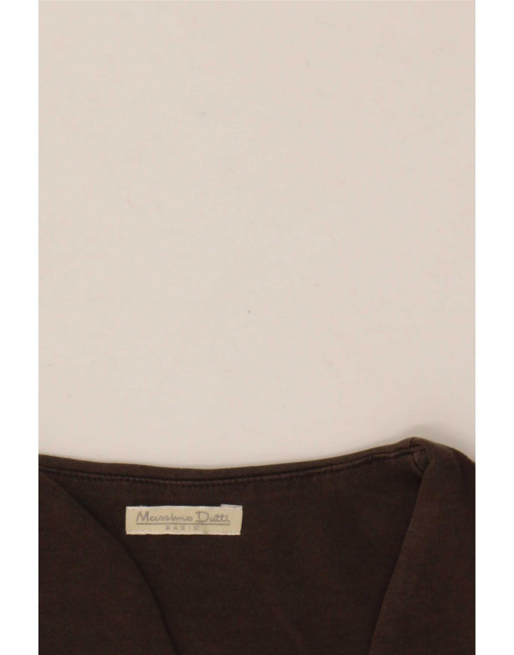 Kamizelka damska Massimo Dutti Top UK 8 Small Brown