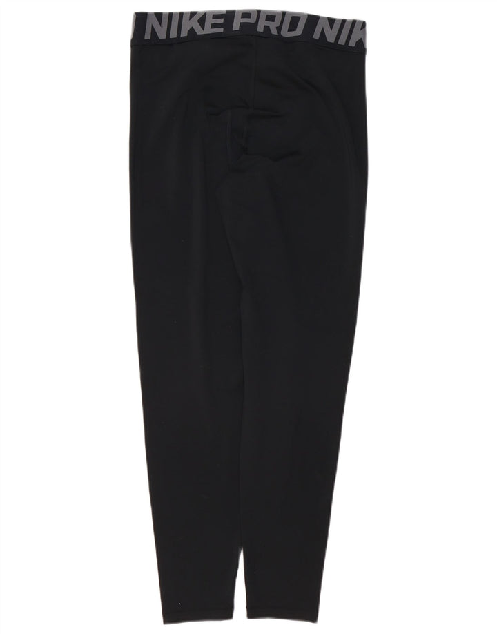 Damskie legginsy NIKE Dri Fit Graphic UK 12, średni czarny poliester