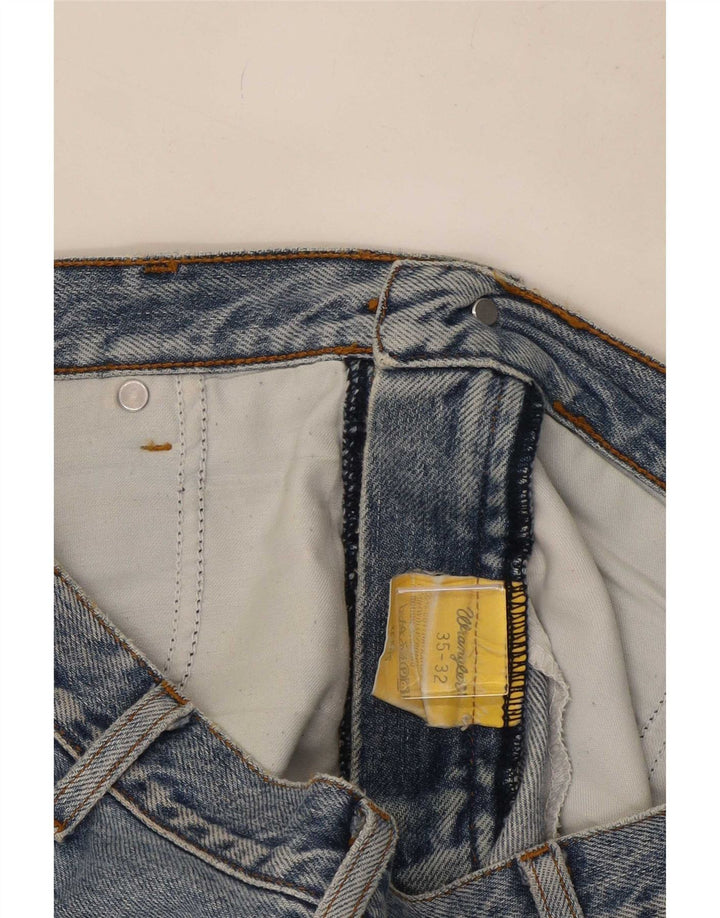 Męskie jeansy Wrangler Texas Straight W35 L32 Niebieskie, bawełniane