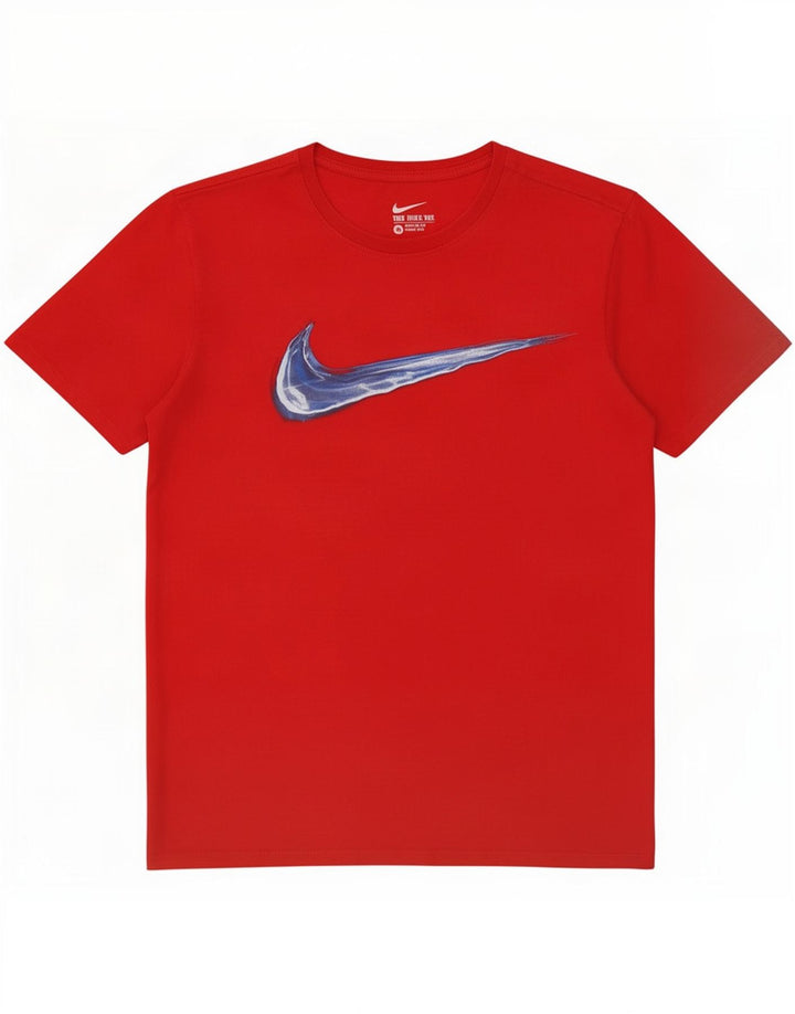 Męski T-shirt Nike Athletic Cut Graphic Top, średni czerwony