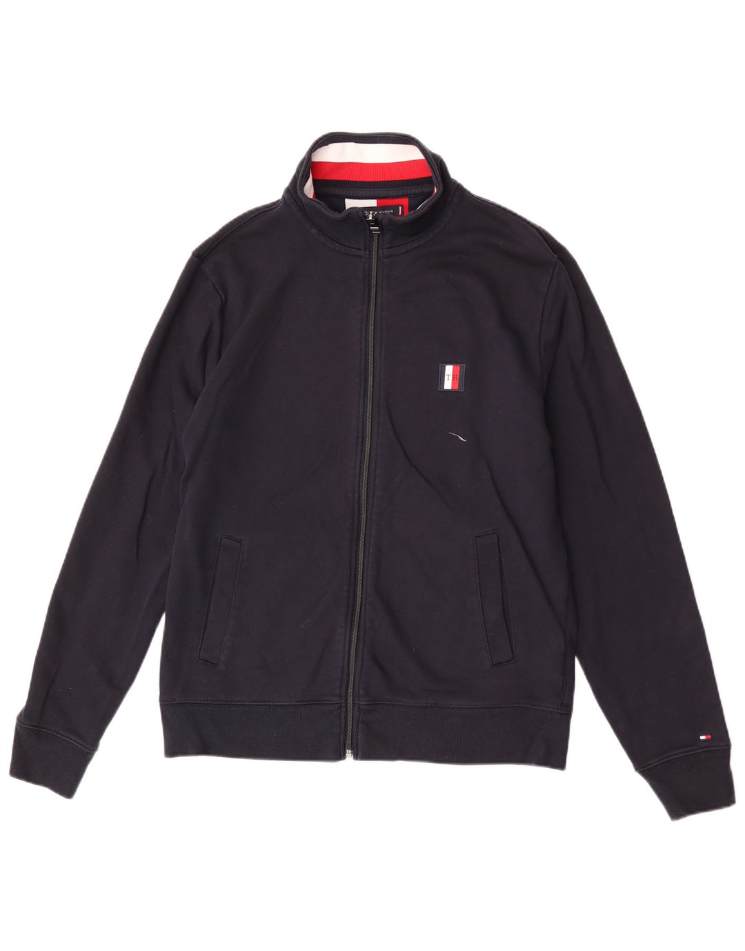 Męska kurtka dresowa Tommy Hilfiger, duża, granatowa, bawełniana