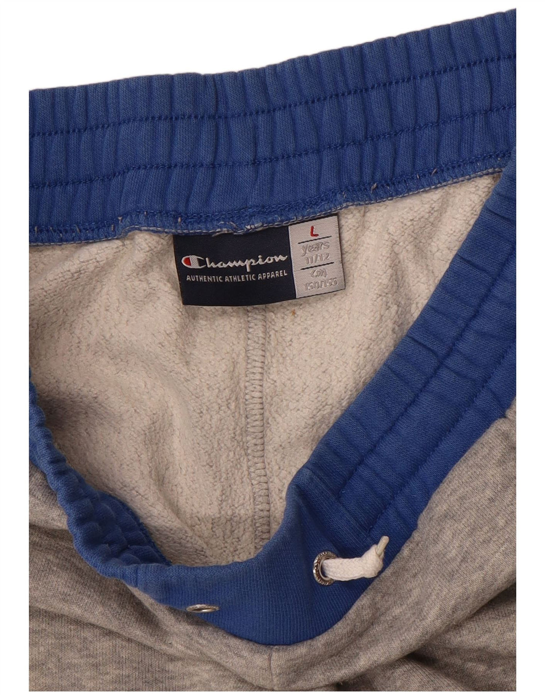 Chłopięce spodnie dresowe Champion Joggers 11-12 lat, duże, szare, z blokami kolorów