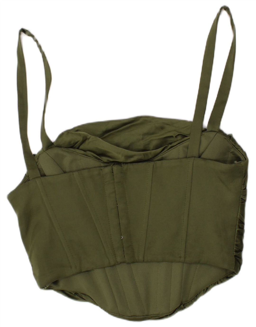 Damski gorsetowy top Zara, mały, khaki