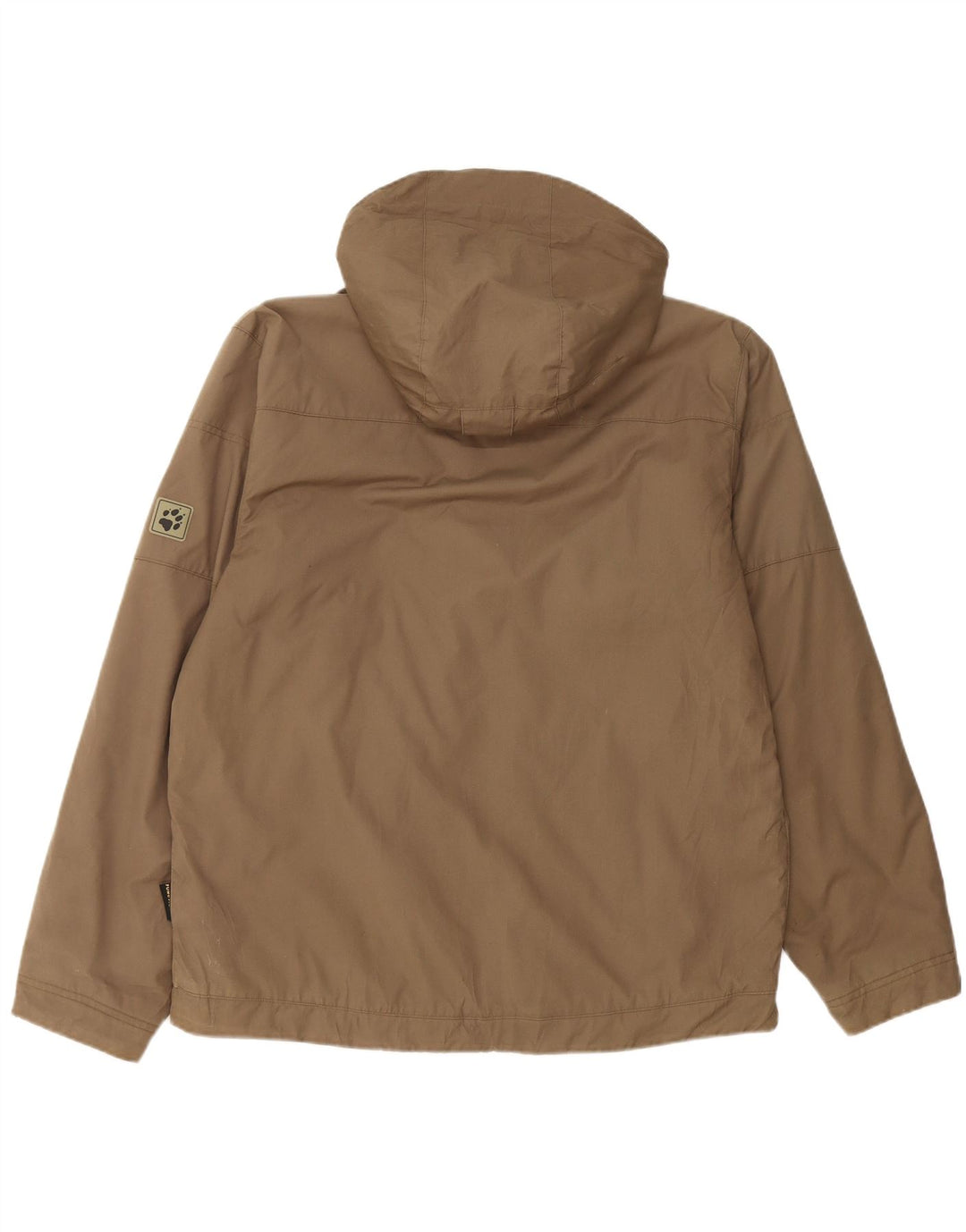 Męska kurtka wiatrówka z kapturem JACK WOLFSKIN UK 40/42, duża khaki