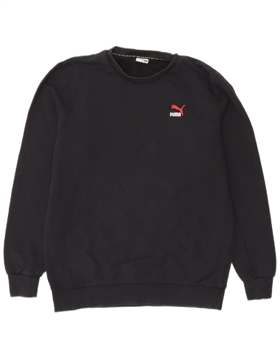 Męska bluza Puma Sweter, duża, czarna, bawełniana