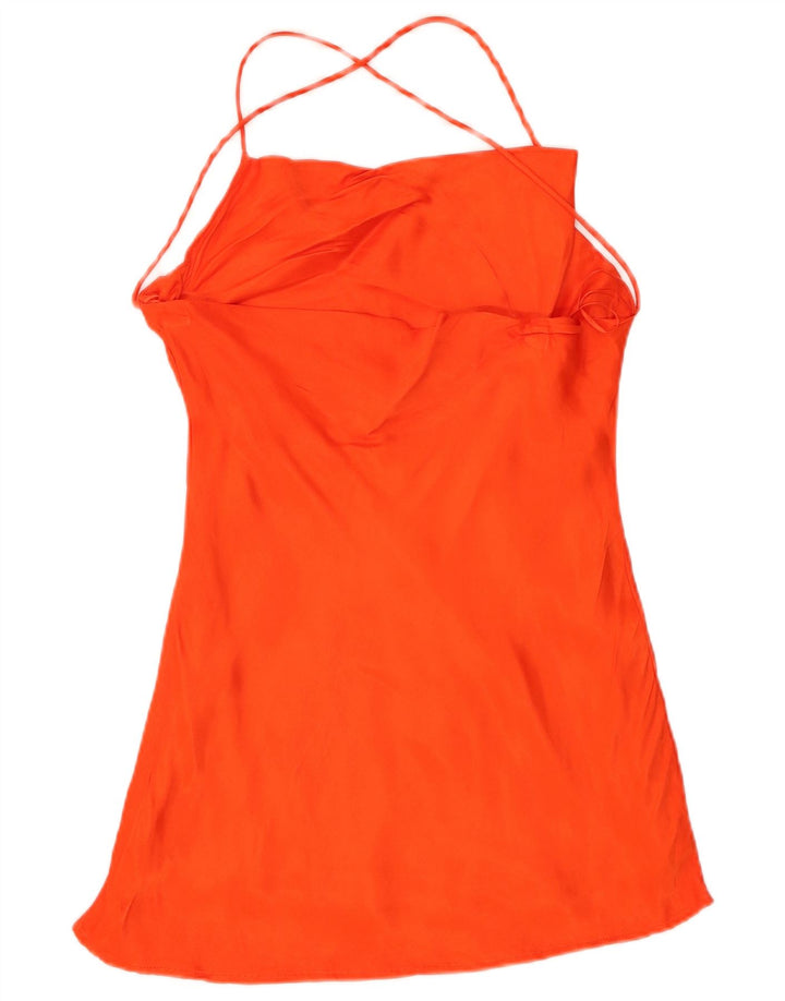 Damski top Zara Halter UK 10 Small Orange Wiskoza