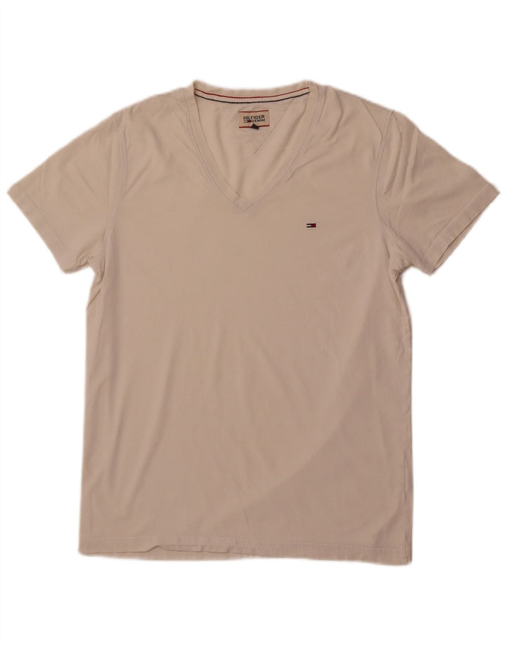 T-shirt męski TOMMY HILFIGER, duży, biały
