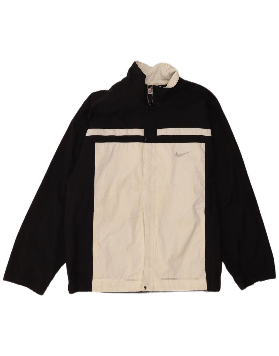 Męska bluza dresowa Nike XL, czarny nylon z blokami kolorów