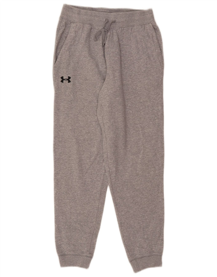 Męskie spodnie dresowe Under Armour Joggersy Średnioszare, bawełniane w plamki