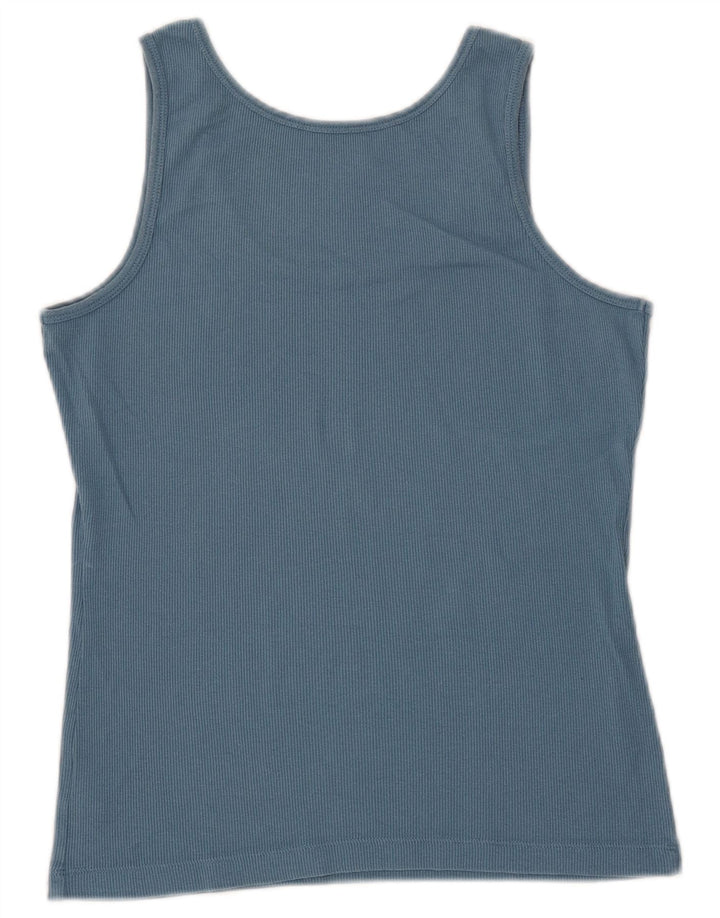 Top damski pod kamizelkę Tommy Hilfiger UK 14, duży, niebieski, bawełniany